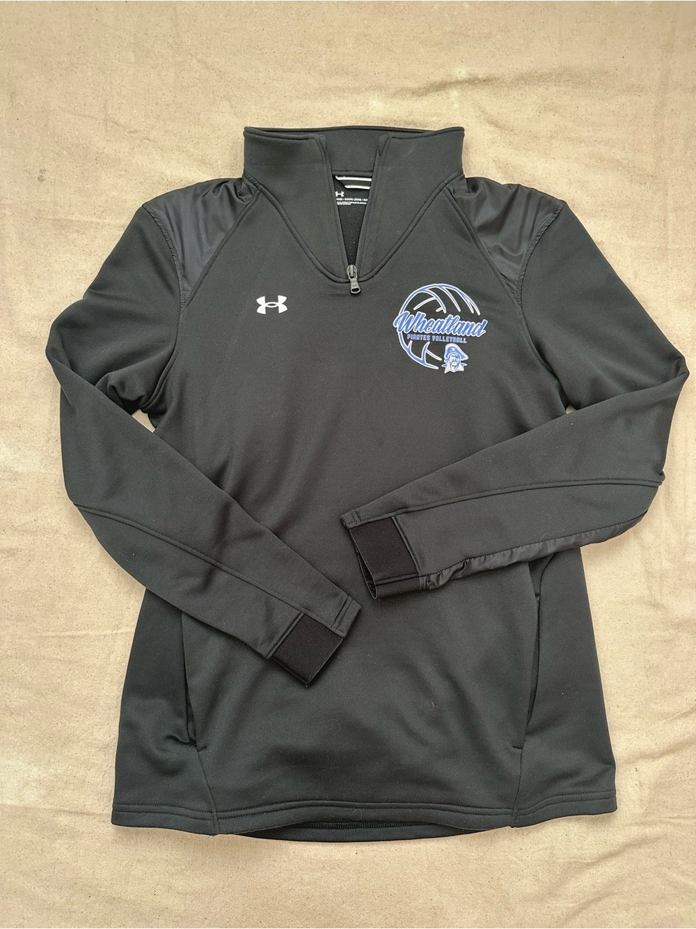 Under Armour Black Quarter-Zip Pullover Jacket - Women’s Size Medium